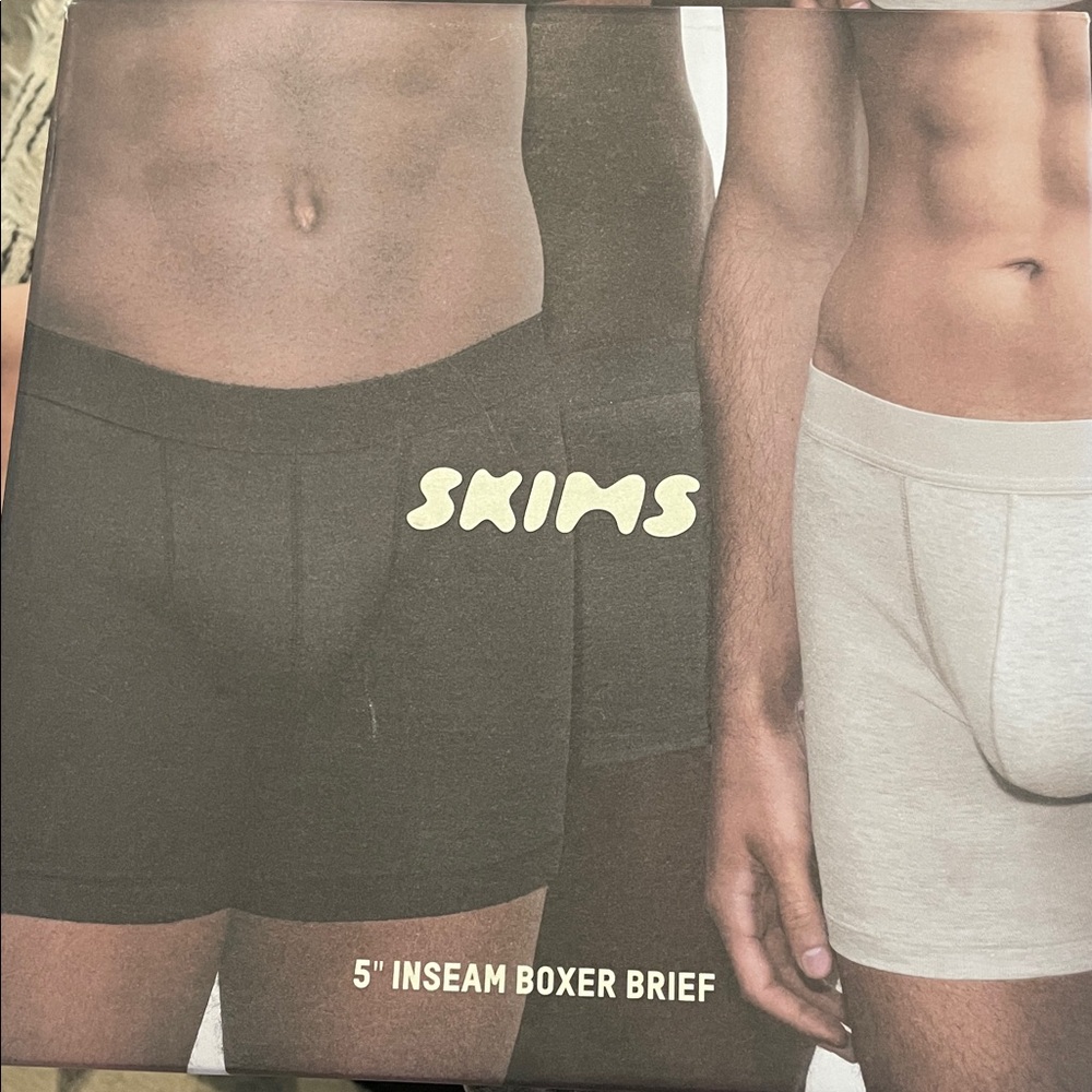 SKIMS Cotton Boxer Briefs - XL